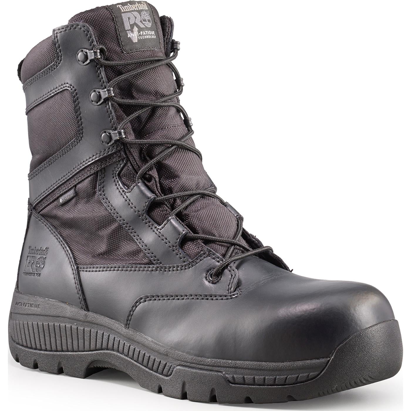 MARTENS R13400001 Work Boots,Sz9,All Leather,Black,6inH,PR DR 