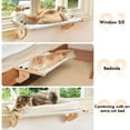 thumbnail image 6 of Cat Perch White 27.5''L X 15''W Window and Furniture Mount Seat for Large Cats, 6 of 6