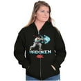 thumbnail image 3 of Street Fighter Hadoken Gamer Unisex Plus Size Zip Hoodie Brisco Brands 5X, 3 of 6