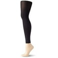 thumbnail image 2 of No nonsense Women's Super Opaque Control Top Footless Tights 1 Pair Pack, Sizes S-XXL, 2 of 2
