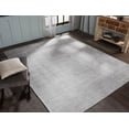 thumbnail image 2 of Kalaty Renzo Area Rug RZ-545 Silver Single-Color Faded 7' 6" x 9' 6" Rectangle, 2 of 3