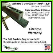 Standard V-DrillGuide (33/64" - 5/8") - Big Gator Tools - Drill Bit Guide