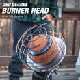 thumbnail image 3 of Mr. Heater Brand 45,000 BTU 540 Degree Outdoor Safety Propane Tank Top Space Heater, 3 of 9