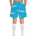 thumbnail image 7 of Virmaxy Hawaiian Print Quick Dry Beach Shorts Lightweight Elastic Waist Swim Trunks with Pockets for Outdoor Beach Pool Surfing, for 4-15Y, 7 of 7