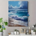 thumbnail image 4 of UXIEQU Ocean Wave Canvas Wall Art Print 15.75x11.81 Inches, 4 of 8