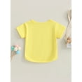 thumbnail image 4 of Bagilaanoe Toddler Boy Girls T-Shirt Casual Loose Short Sleeve Tees 6M 12M 18M 24M 3T Kids Summer Clothes, 4 of 9