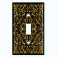 thumbnail image 2 of Metal Light Switch Plate Outlet Cover (French Victorian Frame - Single Toggle), 2 of 2