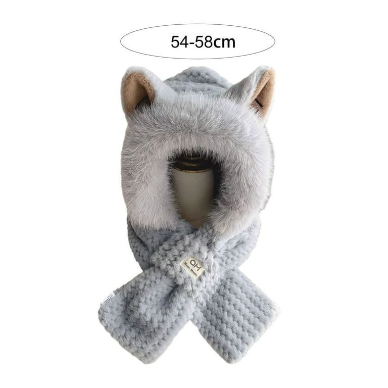 小物 PALACE Teddy Earwarmer Fox Tip opolski Fashion Plush Cap Scarf Fox Ear Design Super Soft