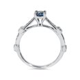 thumbnail image 4 of Bague de Fiançailles Moderne Diamant Bleu 3/4ct Or Blanc 14K, 4 of 4