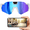 A-Crystal Ice Blue-16G, variant on Smart Video Camera Sunglasses, HD 1080P Wearable Action Camera for Outdoor Sports, Polarized Lens Recording Glasses for Biking, Fishing, and Hunting, Gift for Men/Women