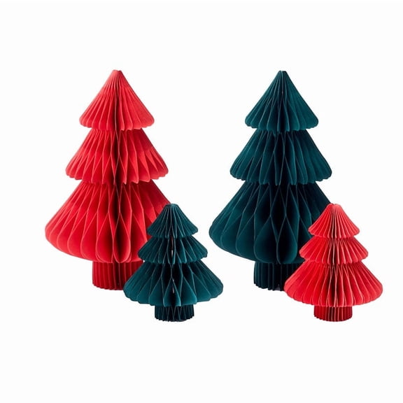 Winter or Holiday Themed Paper Trees