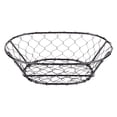 thumbnail image 1 of Cesta de hierro para huevos, centro de mesa, frutero, encimera, cestas de almacenamiento, organizador de mesa, ambre metálica mini, Negro Gloria Cesta de almacenamiento, 1 of 8