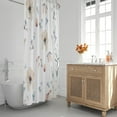 thumbnail image 3 of Extra Long Shower Curtains,72"x84" Wild Plant Floral Shower Curtain with Hooks for Bathroom,Modern Bathroom Curtain,Water Repellent Polyester Fabric Bath Curtain for Bathroom Decor, 3 of 6