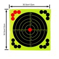 thumbnail image 3 of Shooting Target Paper Fluorescent Hunting Training Sticker Sticky Paper Shooting Shooting Practice Paper, 3 of 9
