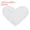 White, variant on Uxcell 24Pcs Solid Small Heart Patch Embroidered Appliques Light Rose Red