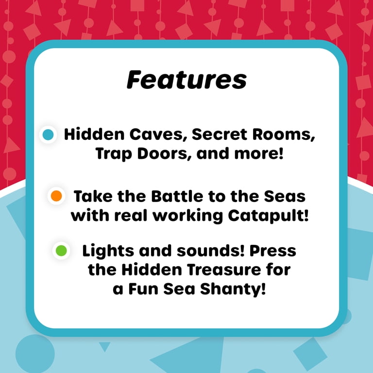 Kid Connection Pirate Island Playset, 26 Pieces photo 2