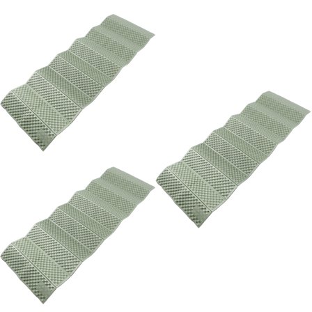 FRCOLOR 3pcs Thick Picnic Pad Portable Camping Pad Foldable Sleeping Mat Multi-use Sleeping Mat Picnic Sleeping Pad