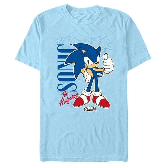 Men's Sonic the Hedgehog Thumbs Up Graphic T-Shirt