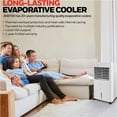 thumbnail image 3 of Honeywell 440-700 CFM Portable Indoor Evaporative Cooler, Humidifier, and Fan, Swamp Cooler for Rooms up to 270-430 sq ft, 3 of 10