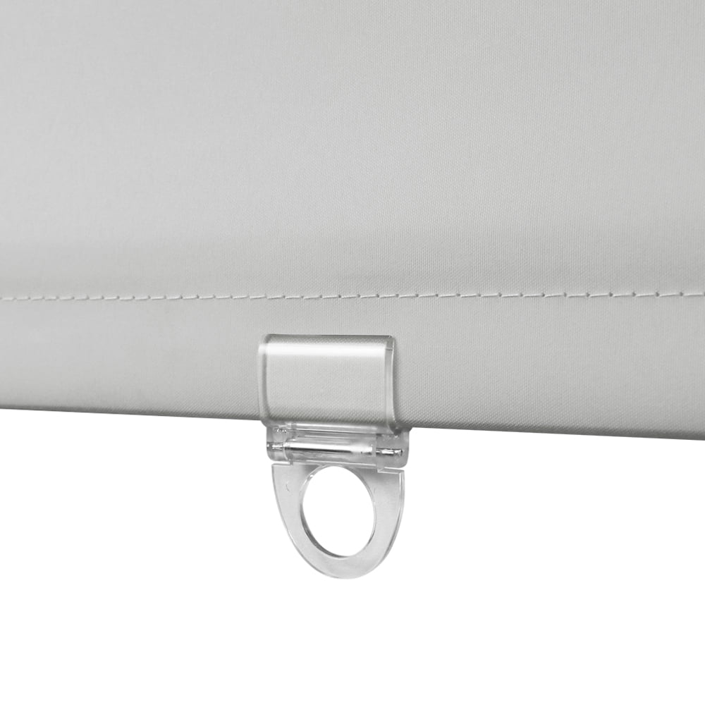 (2 pack) Mainstays Light Filtering Slow Release Roller Shade 35×72", Grey