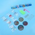 thumbnail image 4 of Rhinestone Painting Keychain Mandala Flower Full Resin Embroidery Pendant DIY Craft Material Set, 4 of 12