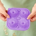 thumbnail image 7 of Flower Shaped Silicone Ice Tray, Household Flexible Ice Cube Mold for Freezer, BPA-Free Reusable Ice Tray for Drinks, Pretty Flower Ice Maker, 7 of 7