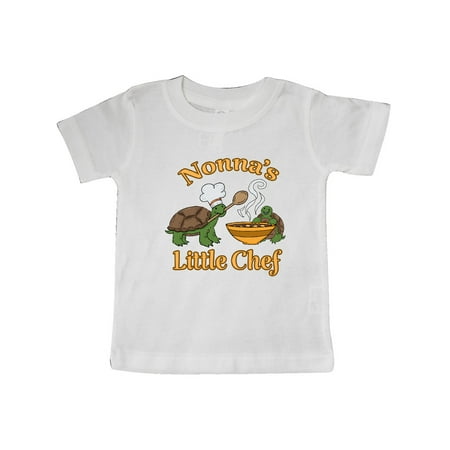 

Inktastic Nonna s Little Chef with Cute Turtles Gift Baby Boy or Baby Girl T-Shirt