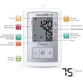 thumbnail image 4 of Tensiómetro automático de brazo Microlife Serie 500 para 2 usuarios, almacena hasta 198 resultados, brazalete de amplio rango para brazos de adultos de menos de 42 cm (tallas M-L), software de seguimi, 4 of 5