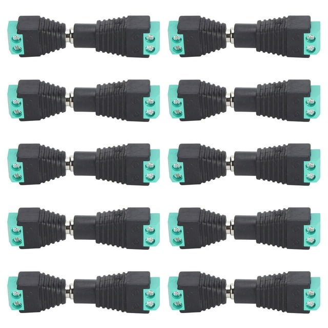 Fyydes DC Power Connector DC Male And Female Power Adapter 5.5x2.1mm Plug Adapter Connector For LED Strip CCTV Camera Male Adapter