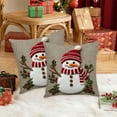 thumbnail image 4 of Wovilon Christmas Pillow Cover Festival Decoration Sofa Decoration Linen Pillow, 4 of 6
