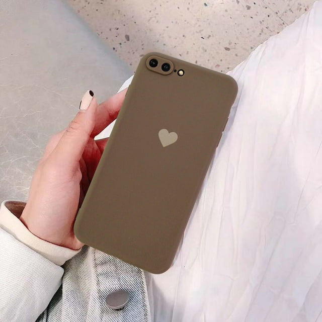 Replacement For iPhone 6/6S/7/8/XR/X/XS/XS Max Phone Case Heart Mobilephone Holder Protector