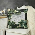 thumbnail image 2 of YINGXI God Will Be with You Bible Verse Pillows case Christian Gifts for Women Friends Inspirational Religious Christian Religious Gifts Flannel Pillow Case Cushion Cover 22x22in, 2 of 5