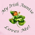 thumbnail image 2 of CafePress - My Irish Auntie Loves Me! Infant Bodysuit - Baby Light Bodysuit, Size Newborn - 24 Months, 2 of 4