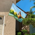 thumbnail image 5 of Chicken Flag Double Sided Man Cave Funny Flag 3x2 FT Poster Meme Tapestry for College Dorm Room Bedroom Wall Art Decor Banner Outdoor Travel Events Festivals Parties-Gifts, 5 of 9