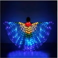 thumbnail image 2 of Alas LED Disfraz de Halloween para Mujeres Niñas Alas de ángel Iluminan Alas de Hada con Palos telescópicos Alas de Isis para Adultos y niños Multicolor, 2 of 5