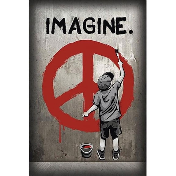 Imagine Peace Poster Print - 24 x 36
