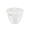 150ml Porcelain Crucible Cup with Lid for Foundry Melting Casting Refining