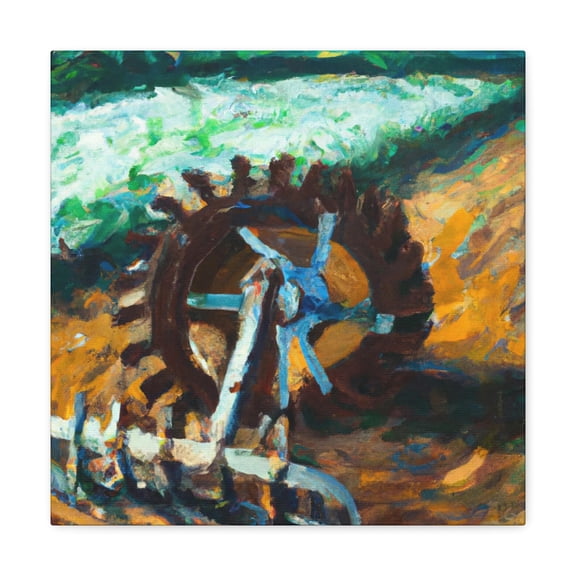 Disc Harrow Reflection - Canvas