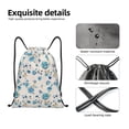 thumbnail image 4 of Balery Rose Flowers Pattern Drawstring Backpack Bag Sport Gym Sackpack Cinch Bags Pattern Drawstring Backpack Bag Sport Gym Sackpack Cinch Bags -Small, 4 of 6