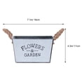 thumbnail image 2 of Miangastore Garden Flower Bucket Flower Holder Iron Flower Container Succulent Plant Pot, 2 of 8