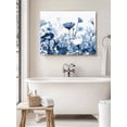 thumbnail image 6 of Navy Blue Flowers Wall Art for Living Room, Canvas Picture Wall Decor for Bathroom Bedroom, Summer Pastoral Botanical Painting Artwork for Office Kitchen Hallway Dining Room Home Decorations 16"x20", 6 of 8