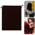 thumbnail image 2 of 5pcs Gift Bunched Flannelette Bags Necklace Storage Bags Organizing Pouches, 2 of 7