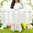 thumbnail image 3 of HOZADOIE Girls Dress Easter Print Spring Summer Short Sleeve Color Block Patchwork Crew Neck Relaxed Comfortable Party Dresses with Pockets for 4-14 Years, 3 of 6