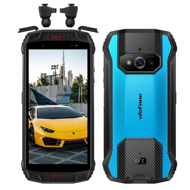 Celular Ulefone Armor 15 6 GB+128 GB Android 12 6600 mAh Azul