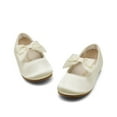 thumbnail image 2 of Dream Pairs Girls Mary Jane Flats Shoes Kids Lightweight Slip On Flat Shoes Casual Walking Shoes For Kids SOPHIA-22 IVORY Size 12, 2 of 6