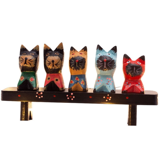 Decoraciones de escritorio de madera, gato de la suerte, lindo gatito, restaurante, tienda, oficina, dormitorio, decoraciones pequeñas Sailing Electrónica