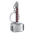 thumbnail image 3 of Shao Thor Hammer 2 Pewter Key Ring Hammer Keychain Thor's Hammer Alloy Pendant, 3 of 4