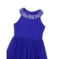 thumbnail image 6 of Alvivi Flower Girls Chiffon Dress Wedding Bridesmaid Maxi Gown Party Prom Costume 4-16, 6 of 7