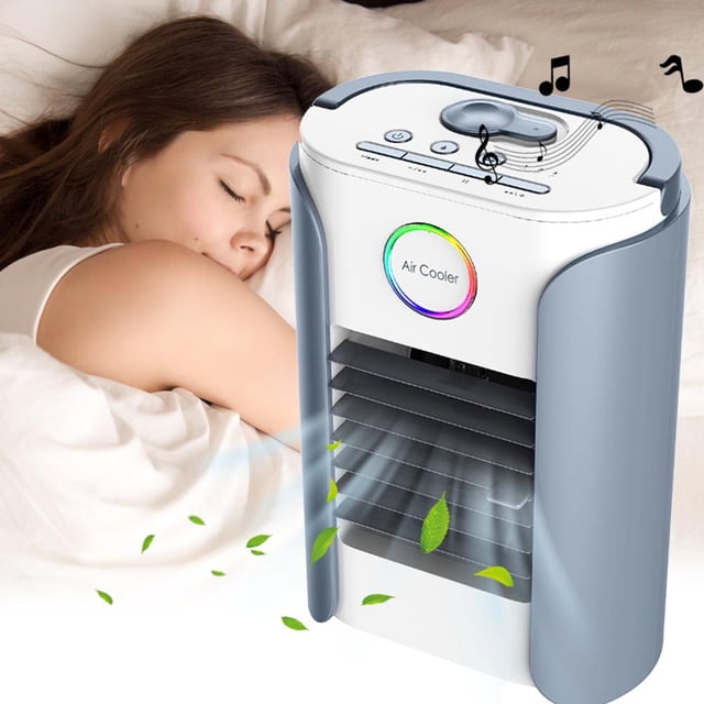 De Aire Nebulizador Ventilador Humidificador Multifuncional Portátil Bluetooth Música Radio Para Sala De Estar Tocador Eigraketly HA047533-00