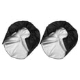 thumbnail image 1 of HOOWIFFY 2Pcs Black Spare Tire Covers for Rv Trailer Car Wheel Protector Dirt Paint and Pet Defense, 1 of 8